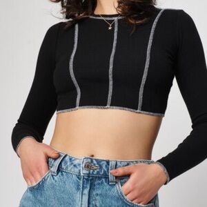 Black Crop Top